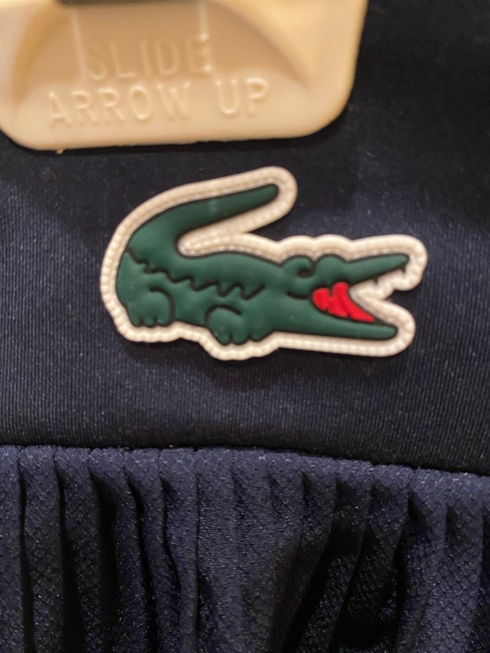 Lacoste Navy Pleated Skort - Picture 3 of 8